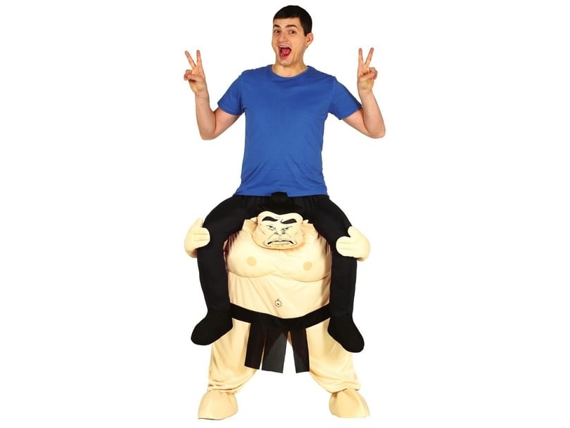 Sumo-Ringer Huckepack