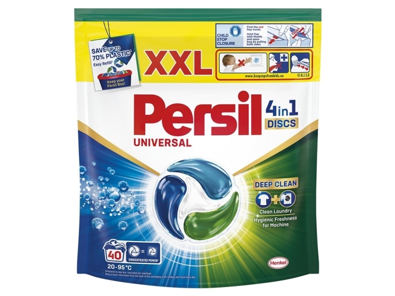 CAPS WASHING PERSIL DISCS WHITE 40PCE | Baby & barn - Barnrummet - Tvättstuga | GameStuff