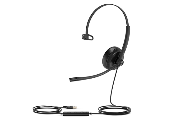 Yealink Uh34 Se Mono, Ledningsført, Kontor/Callcenter, 20 - 20000 Hz, 88 G, Headset, Sort