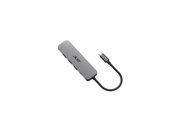 Acer 5In1 Type C Dongle, Ledningsført, Usb 3.2 Gen 1 (3.1 Gen 1) Type-C, 100 W, Sølv, 3840 X 2160 Pixel, 60 Hz
