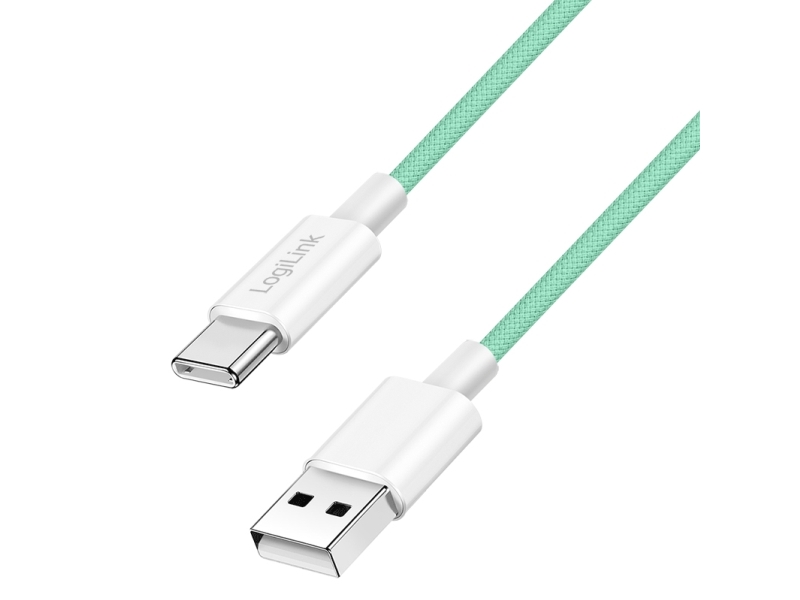 Logilink Cu0328, 1,5 M, Usb A, Usb C, Usb 2.0, 0,48 Gbit/Sek., Grøn