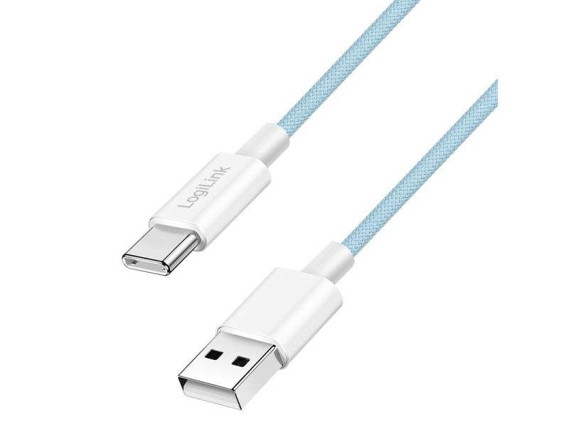 Logilink Cu0331, 1,5 M, Usb A, Usb C, Usb 2.0, 0,48 Gbit/Sek., Blå