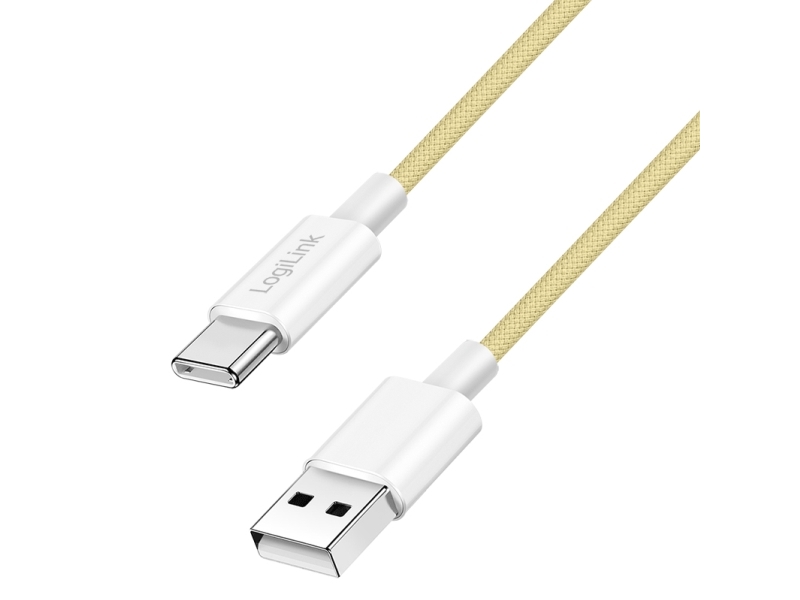 Logilink Cu0334, 1,5 M, Usb A, Usb C, Usb 2.0, 0,48 Gbit/Sek., Gul