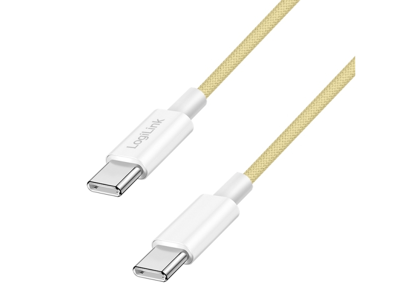 Logilink Cu0349, 0,5 M, Usb C, Usb C, Usb 2.0, 0,48 Gbit/Sek., Gul