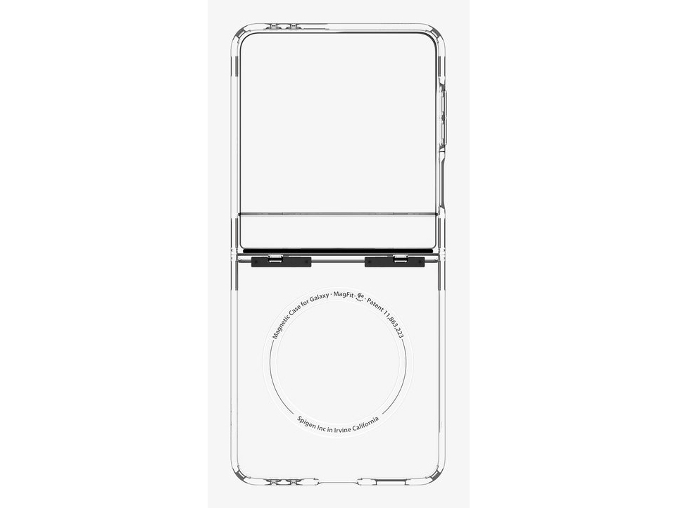 Spigen Ultra Hybrid Pro, Cover, Samsung, Galaxy Z Flip 7, 17,3 cm (6,8), Transparent, Hvid
