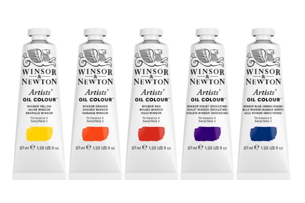 artists oljefärg 5x37 ml, Winsor-set