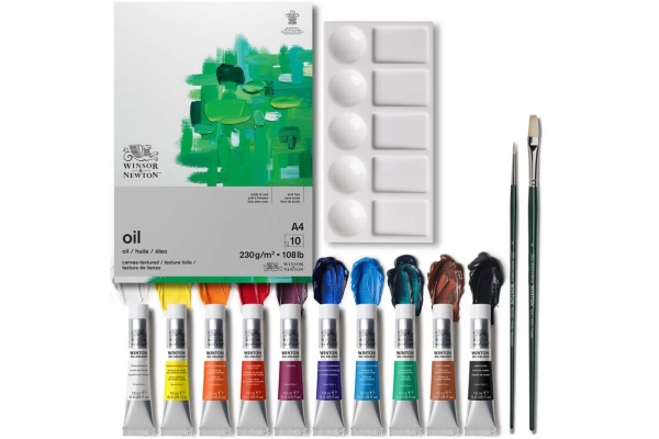 Winton oljekartong-set 10x12 ml + tillbehör