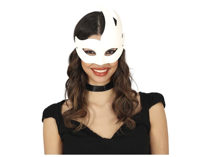 Weiße Venezianische Maske