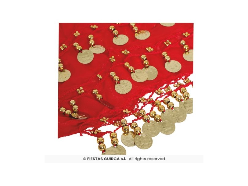 Punainen vatsatanssijan vyö