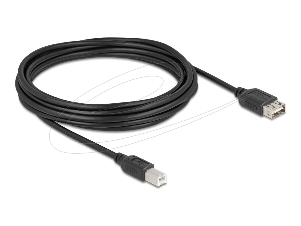 Delock Usb 2.0-Kabel Usb Type-B Han Til Easy Usb Type-A Hun 5 M