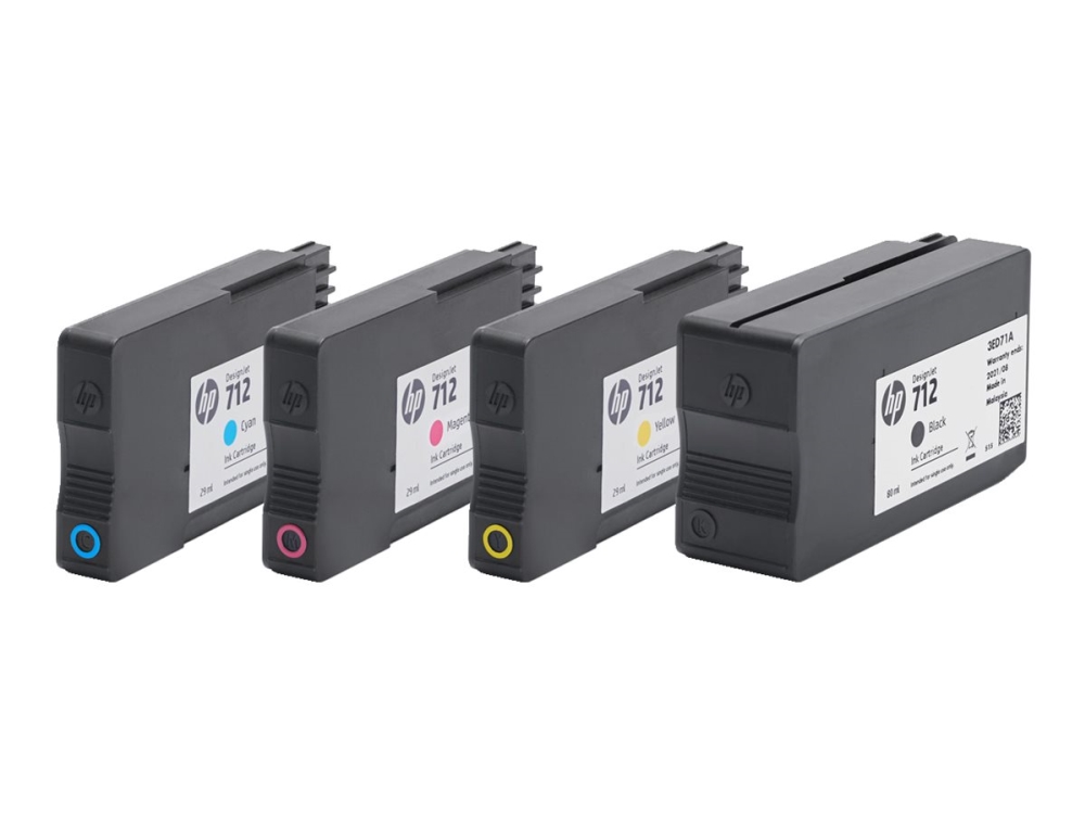 Hp 712 Gelb Designjet Druckerpatrone, 29 Ml, Hp Designjet T210, T230, T250, T630, T650 Druckerserie, Thermal Inkjet, Gelb, Singapur, Malaysia, 114 Mm