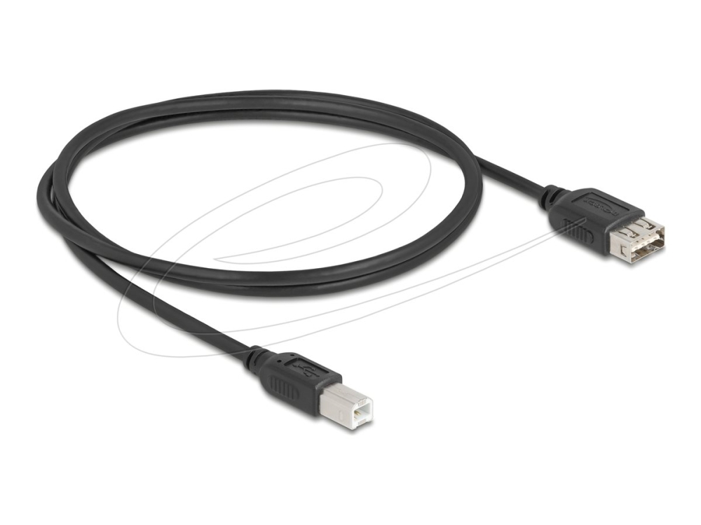 Delock Usb 2.0-Kabel Usb Type-B Han Til Easy Usb Type-A Hun 1 M