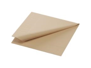 Serviet Duni Natural Brown 24 X 24 Cm 2-Lag Brun,8 Pk X 300 Stk/Krt