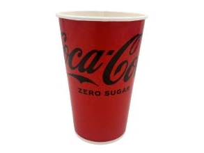 Pappbecher 40 Cl Coca Cola Ø90x130 Mm Kaltgetränkebecher, 50 Stück/Ps - (1000 Stück)