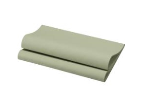 Servietten Bio Dunisoft 40X40 Cm Pistaziengrün, 6Er-Pack X 60 Stk./Karton