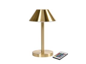 Lampe Led Zelda Midi Ø12xh21.5Cm Med Fjernbetjening Guld,Stk