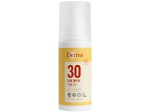 Solcreme Spray Derma Sun Spray Spf 30 150Ml Svanemærket/Allergimærket U. Parfume,150 Ml/Stk - (15 L)