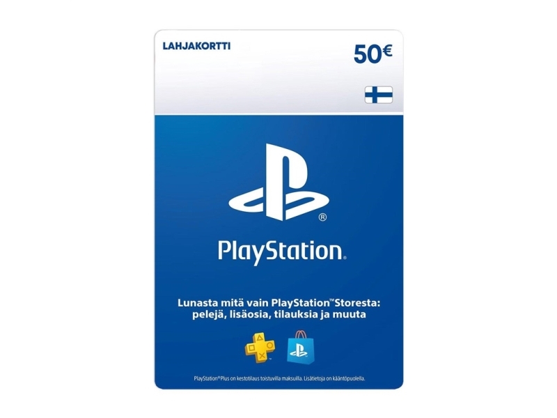 Sony PlayStation gavekort 50 € - digital saldo til PlayStation Store