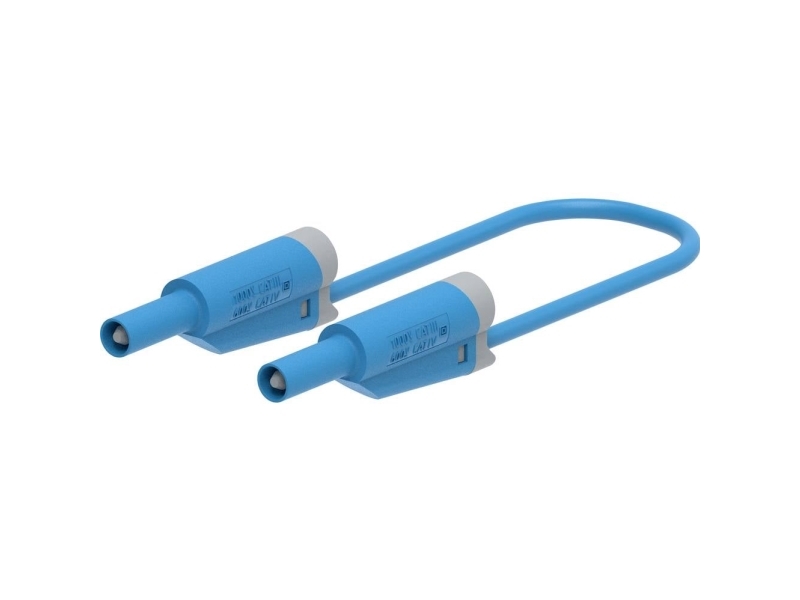 Electro PJP 2711-IEC-CD1-100BL Testijohto Banaanipistoke 4 mm 1 m Sininen 1 kpl 1 kpl