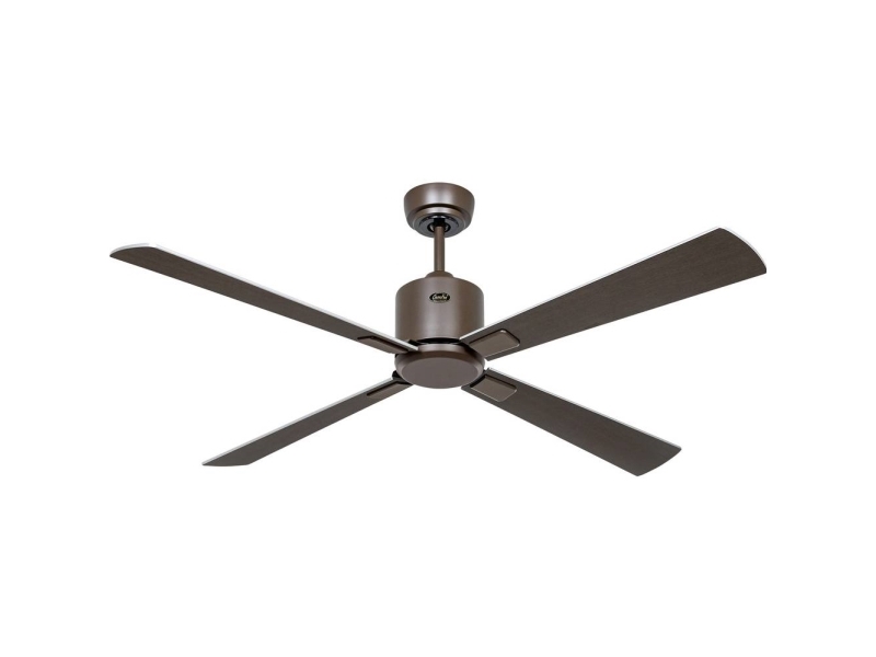 CasaFan ECO NEO III 132 BZ-WN/SI WiFi Flügel Wenge/silber Kattotuuletin Pronssi kaukosäätimellä, Ajastin, Talvikäyttö, App-ohjattu