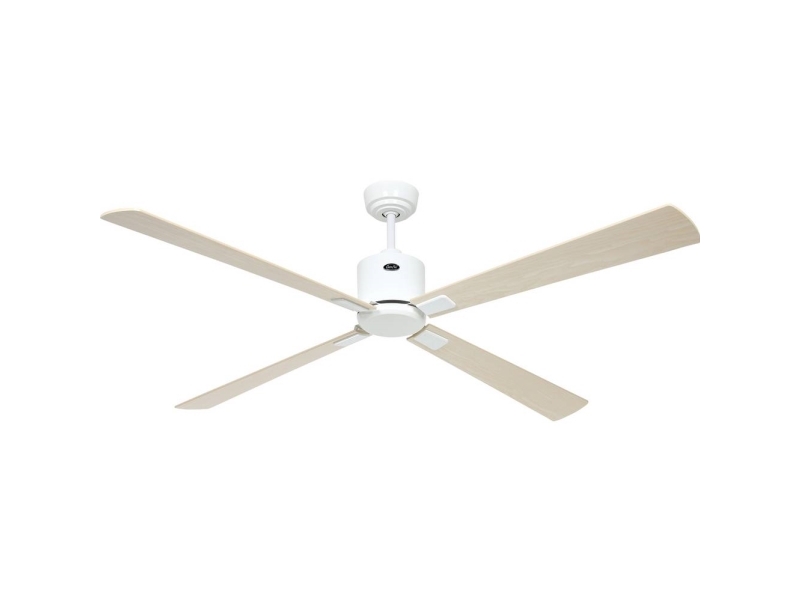 CasaFan ECO NEO III 152 WE-AH/BU WiFi Flügel Ahorn/Buche Kattotuuletin Valkoinen kaukosäätimellä, Ajastin, Talvikäyttö, App-ohjattu