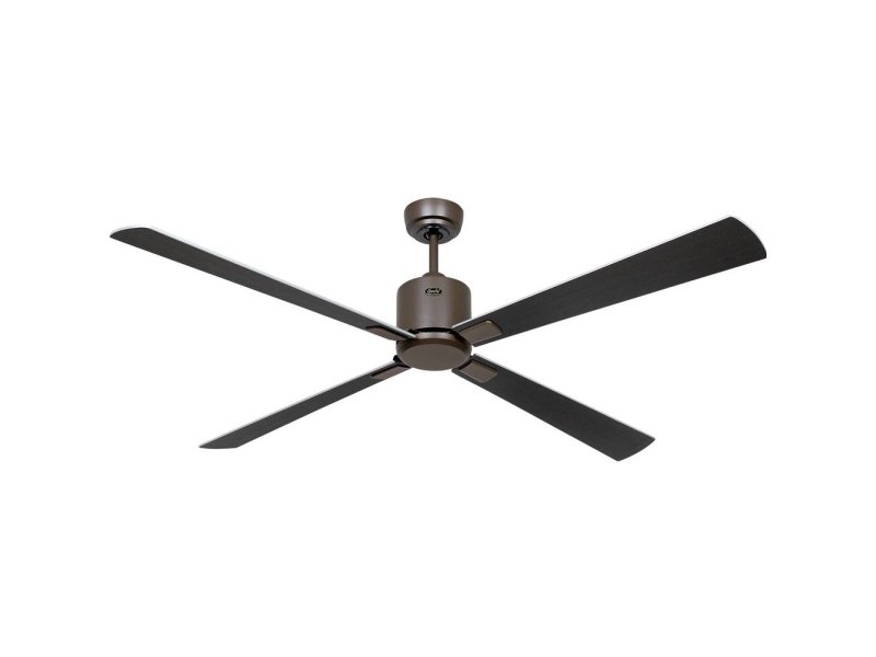 CasaFan ECO NEO III 152 BZ-WN/SI WiFi Flügel Wenge/silber Loftsventilator 27 W (Ø x H) 152 cm x 360 mm Bronze med fjernbetjening, Timer, Vinterdrift,