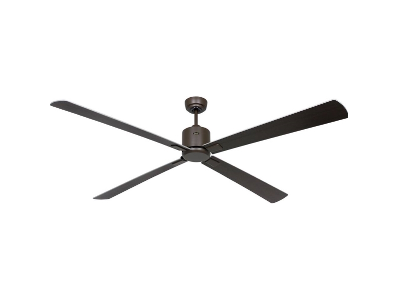 CasaFan ECO NEO III 180-4 BZ-WN/SI WiFi Flügel Wenge/silber Loftsventilator 28 W (Ø x H) 180 cm x 360 mm Bronze med fjernbetjening, Timer, Vinterdrift,