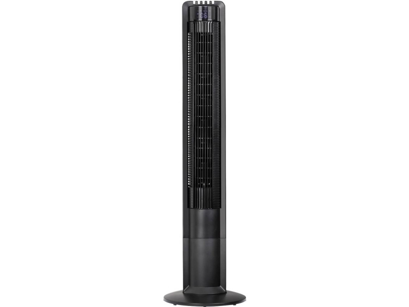 CasaFan Airos Eco Tower SW Tårnventilator 30 W (Ø x H) 18 cm x 1090 mm Sort med fjernbetjening