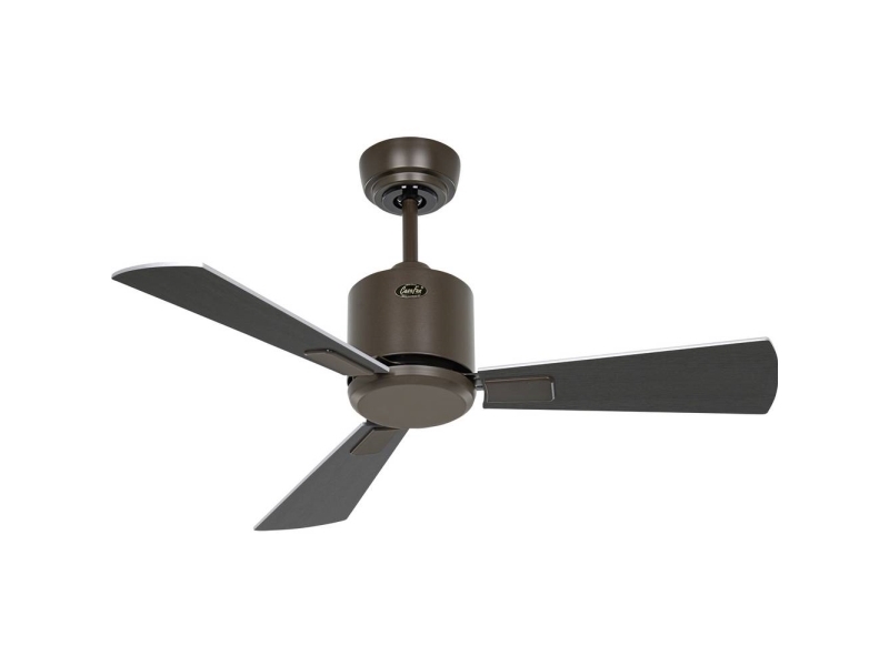 CasaFan ECO NEO III 92 BZ-WN/SI WiFi Flügel Wenge/silber Loftsventilator 12 W (Ø x H) 92 cm x 360 mm Bronze med fjernbetjening, Timer, Vinterdrift, App-styret