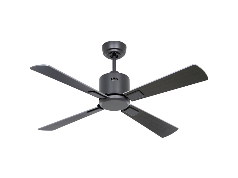 CasaFan ECO NEO III 103 BG-WN/SI WiFi Flügel Wenge/Silber Kattotuuletin Basaltinharmaa kaukosäätimellä, Ajastin, Talvikäyttö, App-ohjattu
