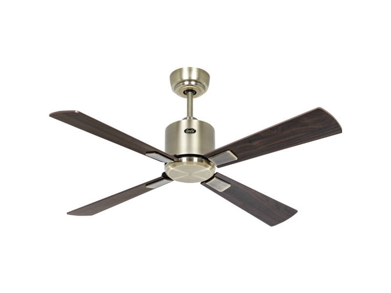 CasaFan ECO NEO III 103 MA-NB/KI WiFi Loftsventilator 16 W (Ø x H) 103 cm x 360 mm Messing antik med fjernbetjening, Timer, Vinterdrift, App-styret