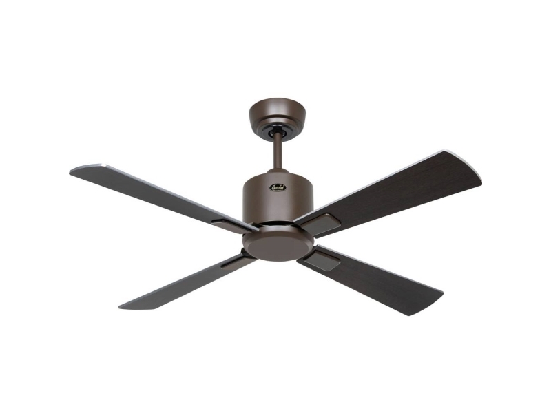 CasaFan ECO NEO III 103 BZ-WN/SI WiFi Flügel Wenge/silber Loftsventilator 16 W (Ø x H) 103 cm x 360 mm Bronze med fjernbetjening, Timer, Vinterdrift, App-styret