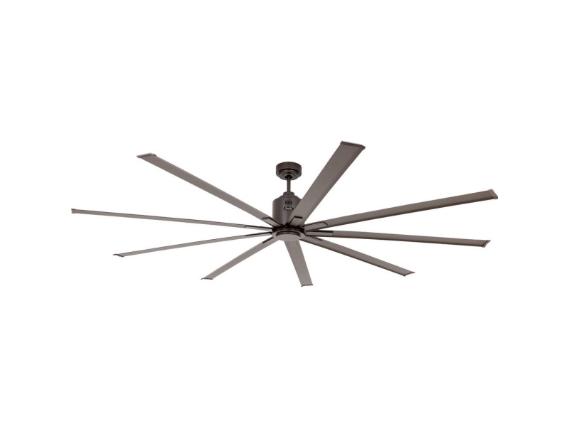 CasaFan BIG SMOOTH ECO 220 BZ-BZ Flügel Bronze Loftsventilator 35 W (Ø x H) 224 cm x 460 mm Bronze med fjernbetjening, Timer, Vinterdrift