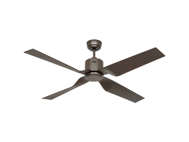 CasaFan ECO VENTOS IP44 132 BZ-BZ WiFi Flügel bronze Loftsventilator 26 W (Ø x H) 132 cm x 435 mm Bronze med fjernbetjening, Timer, Vinterdrift, App-styret