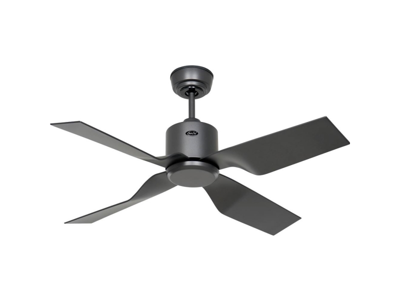CasaFan ECO VENTOS IP44 102 BG-BG WiFi Flügel basaltgrau Loftsventilator 25 W (Ø x H) 102 cm x 435 mm Basaltgrå med fjernbetjening, Timer, Vinterdrif