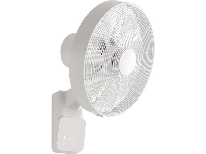 CasaFan AIROS ECO DESIGN WALL WE Vægventilator 45 W (Ø x H) 404 cm x 540 mm Hvid med fjernbetjening, Timer