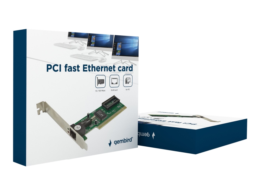 Gembird Pci Fast Ethernet Card, Kabelgebunden, Pci, 100 Mbit/S