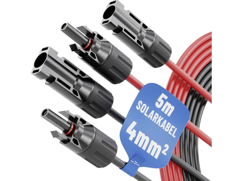 Absina förlängningskabel 4 mm² kabel 5 m | Solceller | GameStuff
