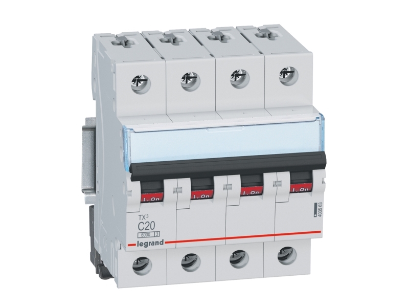 Legrand TX3, Dvärgbrytare, Typ C, IP20, 240 - 415 V | EL Artiklar - Elcentral - Automatsäkringar | GameStuff