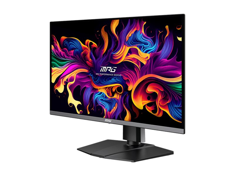 MSI MPG 271QRXDE QD-OLED - OLED-monitor - gaming - 26.5 - 2560 x 1440 WQHD @ 360 Hz - 1000 cd/m² - 1500000:1 - DisplayHDR 400 True Black - 0.03 ms - 2xHDMI, DisplayPort, USB-C - sort
