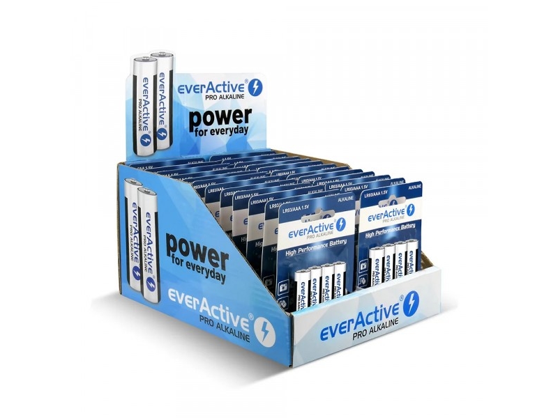 Batteries Lr03/Aaa Pro Alkaline Commercial Display 96 Pcs.