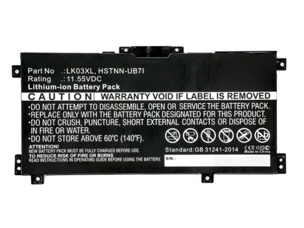 Hp - Batteri Til Bærbar Computer - 3-Cellet - For Pavilion Gaming 15-Cx Zbook 15V G5
