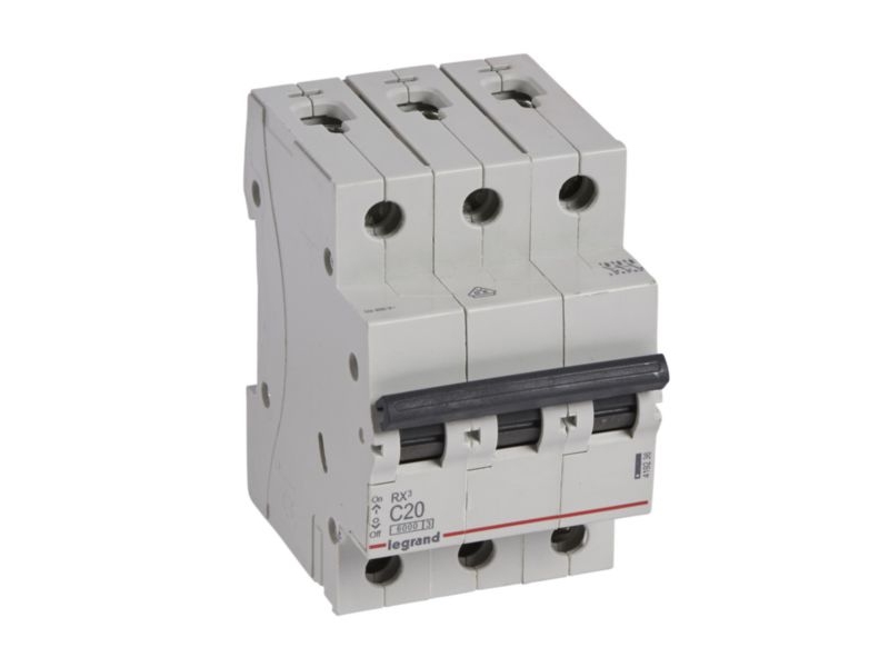 Legrand Rx3, Miniature Strømafbryder, Type C, Ip20, 360 - 440 V