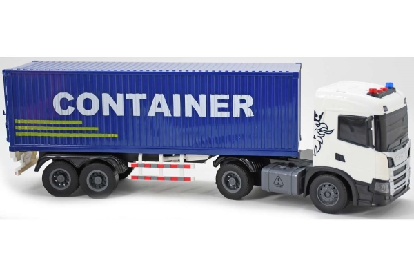 SCANIA kuorma-auto kontti, valo ja ääni, 41x9.5x14cm
