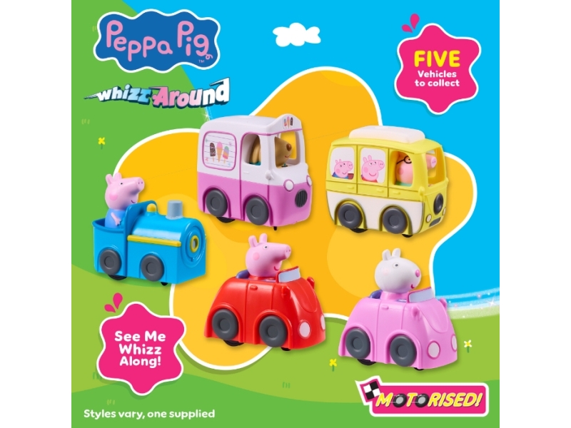 Peppa Whizz Around Kleines Fahrzeug Ass Cdu