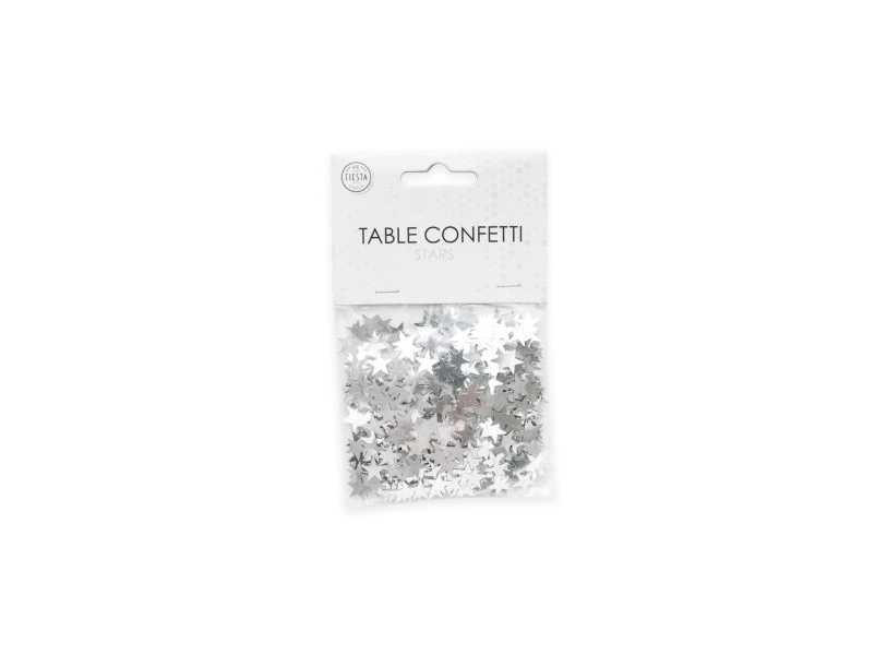 Sølv Stjerne Konfetti, 14 G