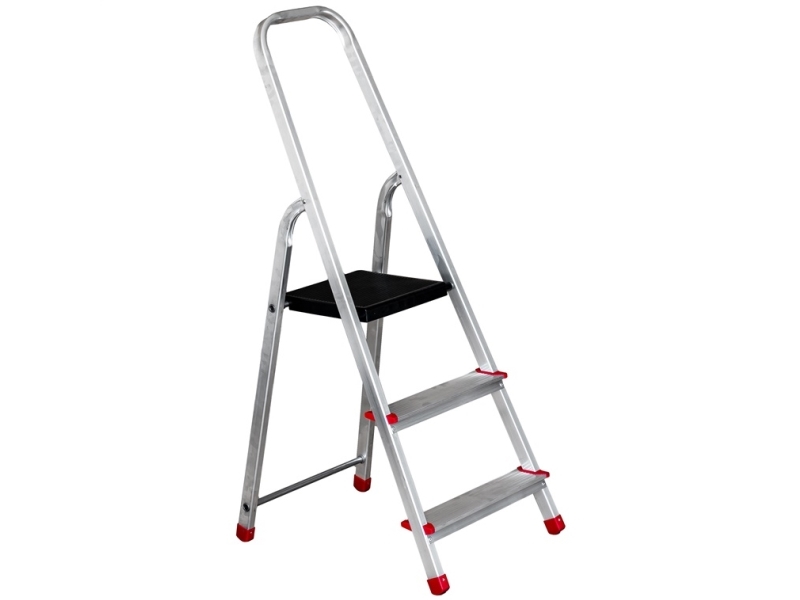 HOUSEHOLD LADDER 3-STEPS ALUM