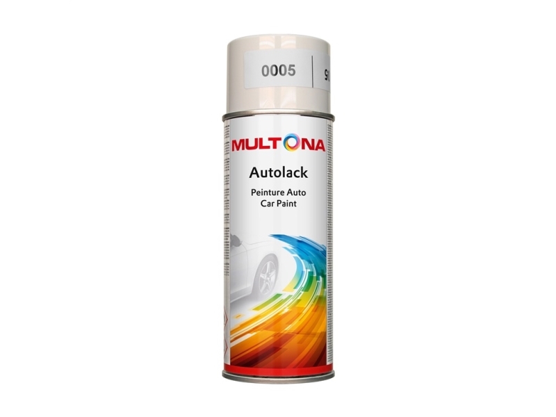 Auto K Multona Car Paint 0005 White