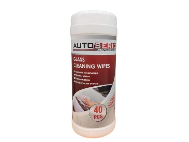 TomPar vinduesvisker-vådservietter WINDOW WET WIPES J020034 40 stk.