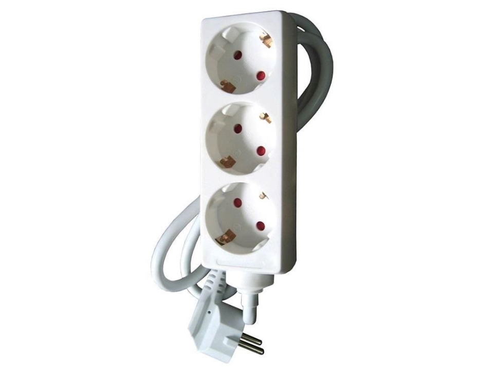 Okko Power Strip 3 Outlet 230V 16A 1.5M